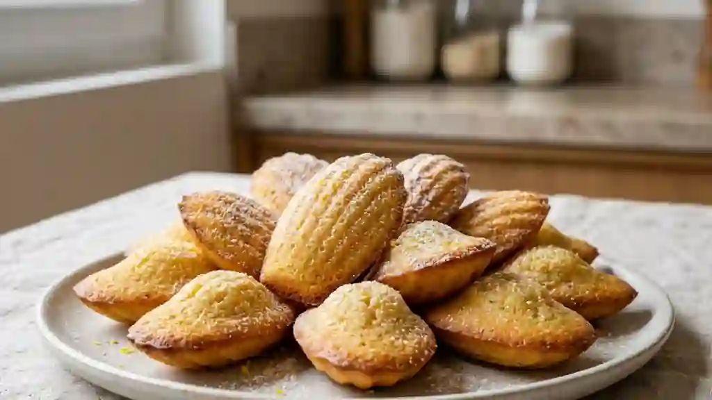 Madeleines Moelleuses au Citron - Photo de présentation