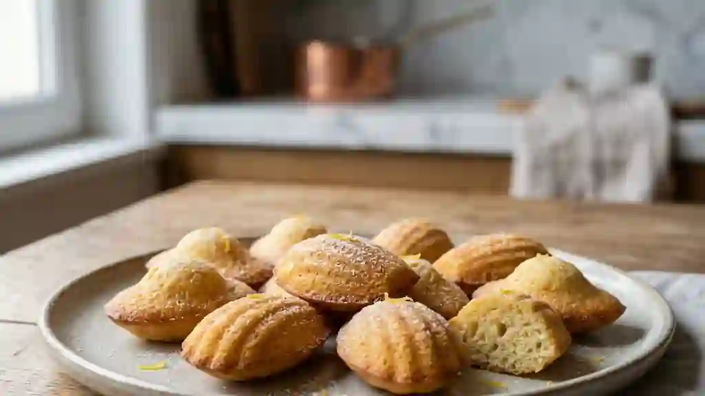 Petites Madeleines citronnées et fondantes - Photo de présentation