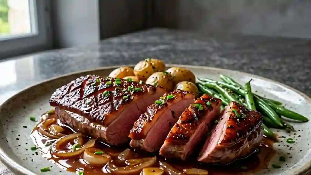 Magret de canard laqué aigre-doux - Photo de présentation