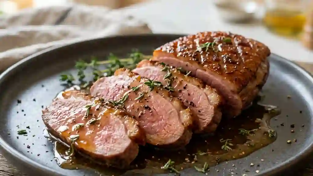 Magret de Canard Croustillant au Miel et Thym - Photo de présentation