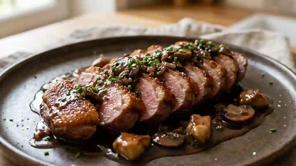 Magret de canard et sa sauce périgourdine - Photo de présentation