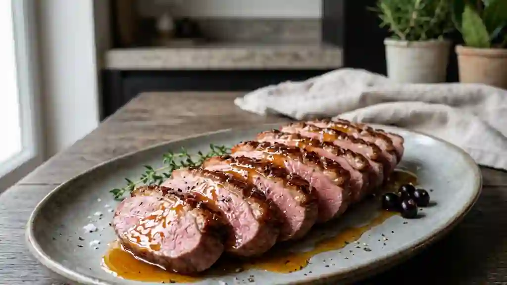 Magrets laqués au miel et peau croustillante - Photo de présentation