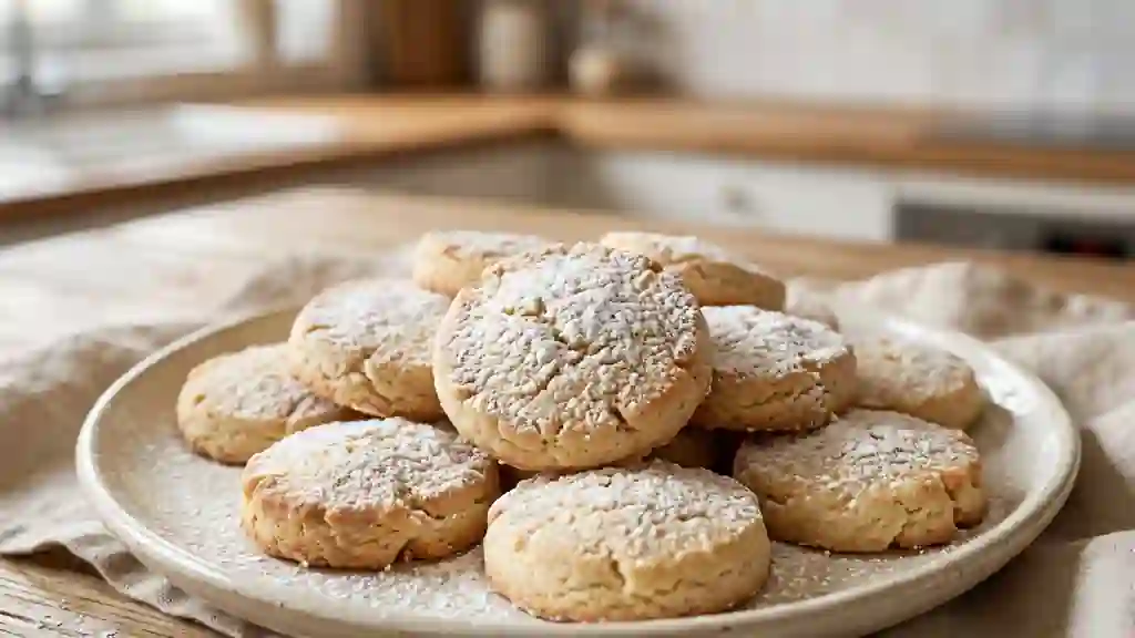 Mantecaos fondants à la cannelle et citron - Photo de présentation