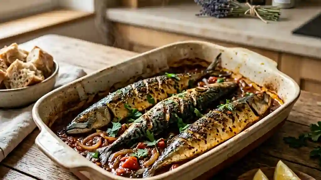 Maquereaux fondants à la tomate et au cumin - Photo de présentation