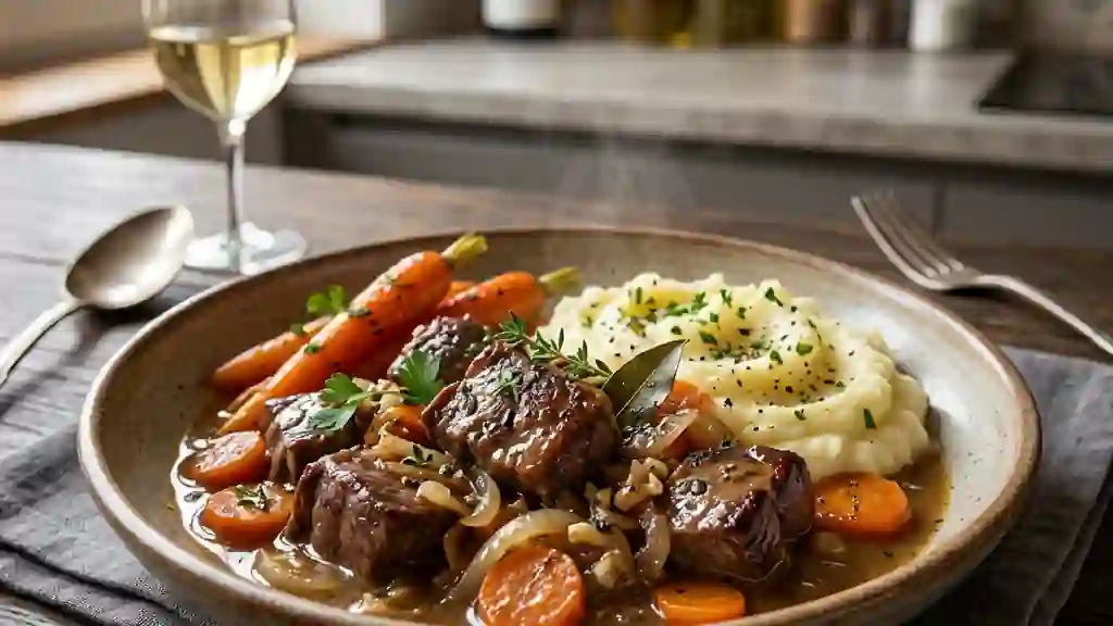 Marcassin fondant mariné au vin blanc - Photo de présentation