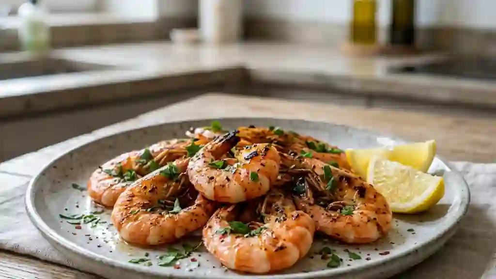 Gambas Grillées au Piment d'Espelette - Photo de présentation
