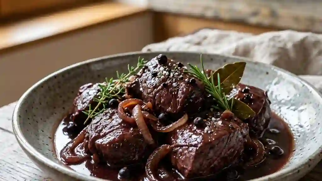 Marinade Intense au Vin Rouge et Genièvre - Photo de présentation