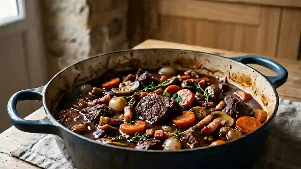 Marmite Bourguignonne Fondante et Corsée - Photo de présentation