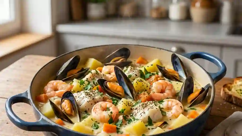 Marmite de la mer onctueuse et parfumée - Photo de présentation
