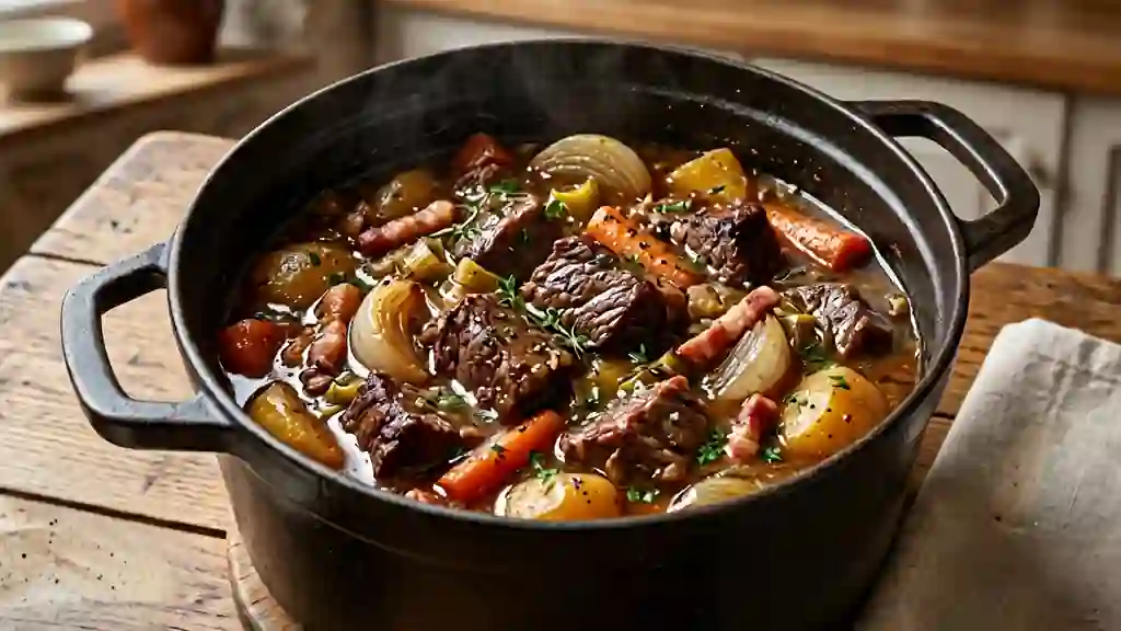 Marmite Sarthoise Fondante au Vin Blanc - Photo de présentation