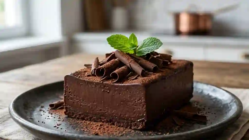 Marquise au Chocolat Noir Fondante - Photo de présentation