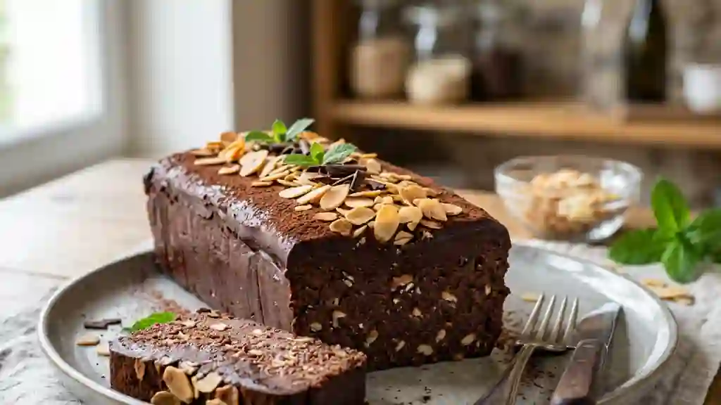 Marquise fondante chocolat et amandes - Photo de présentation