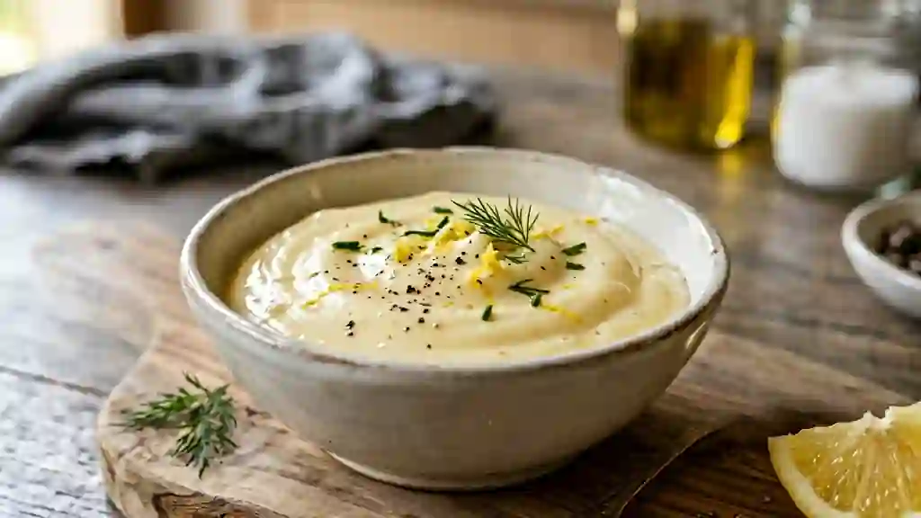Mayonnaise onctueuse et citronnée - Photo de présentation