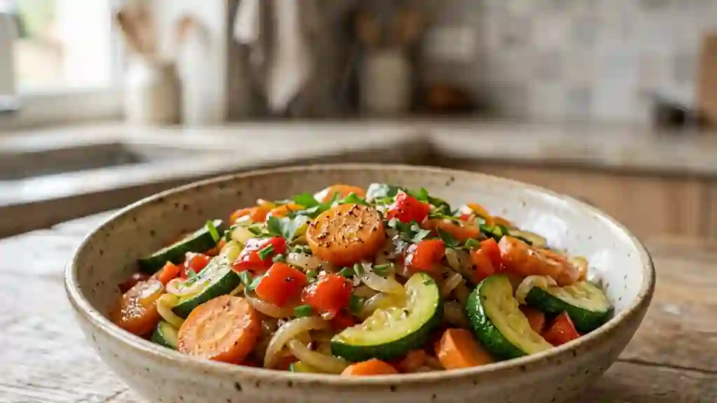 Poêlée de légumes du soleil fondante - Photo de présentation