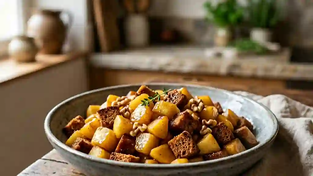 Poêlée fondante pomme et pain d'épices - Photo de présentation