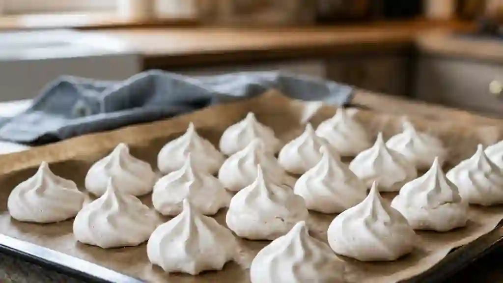 Meringues nacrées ultra-croquantes - Photo de présentation