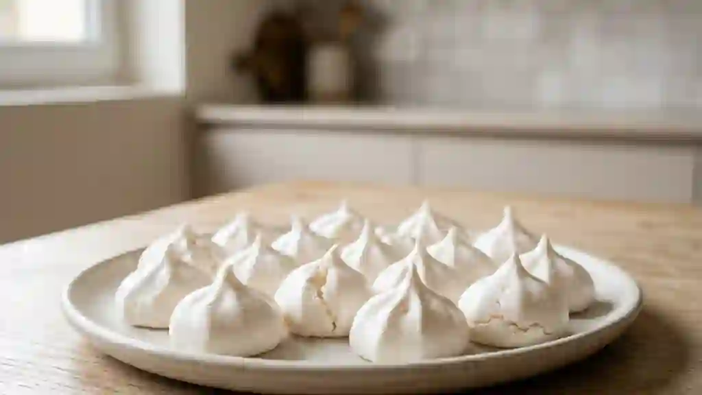 Meringues Croquantes au Cœur Fondant - Photo de présentation