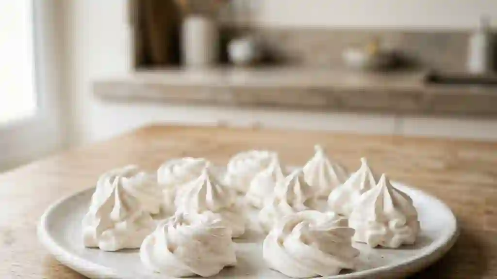 Meringues Suisses Croquantes et Sculptées - Photo de présentation