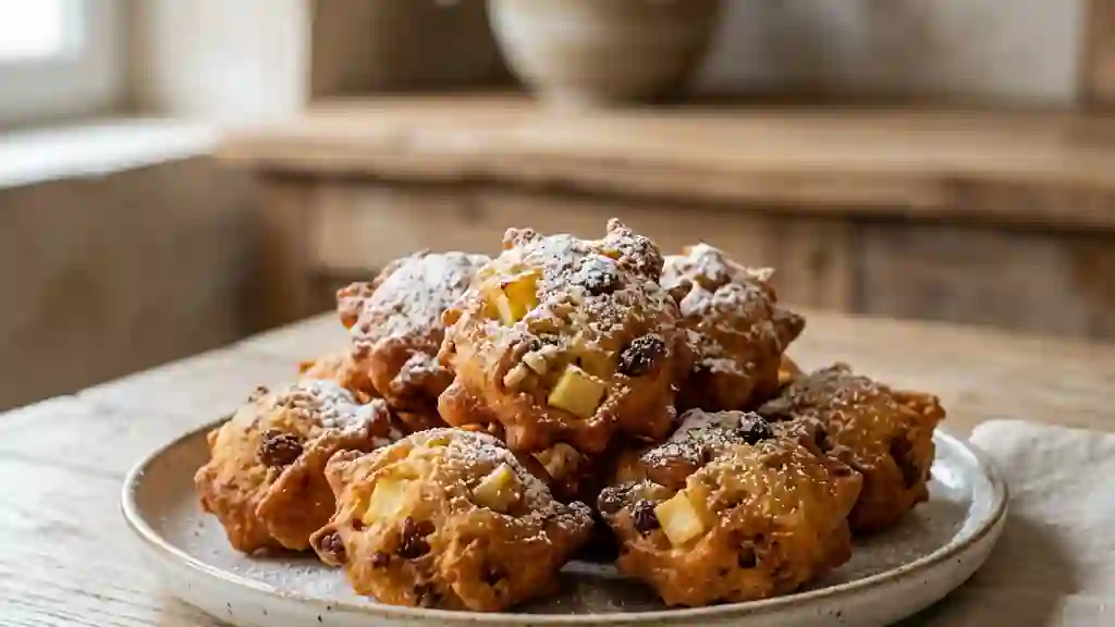 Merveilles aux pommes, noix et raisins croquants - Photo de présentation