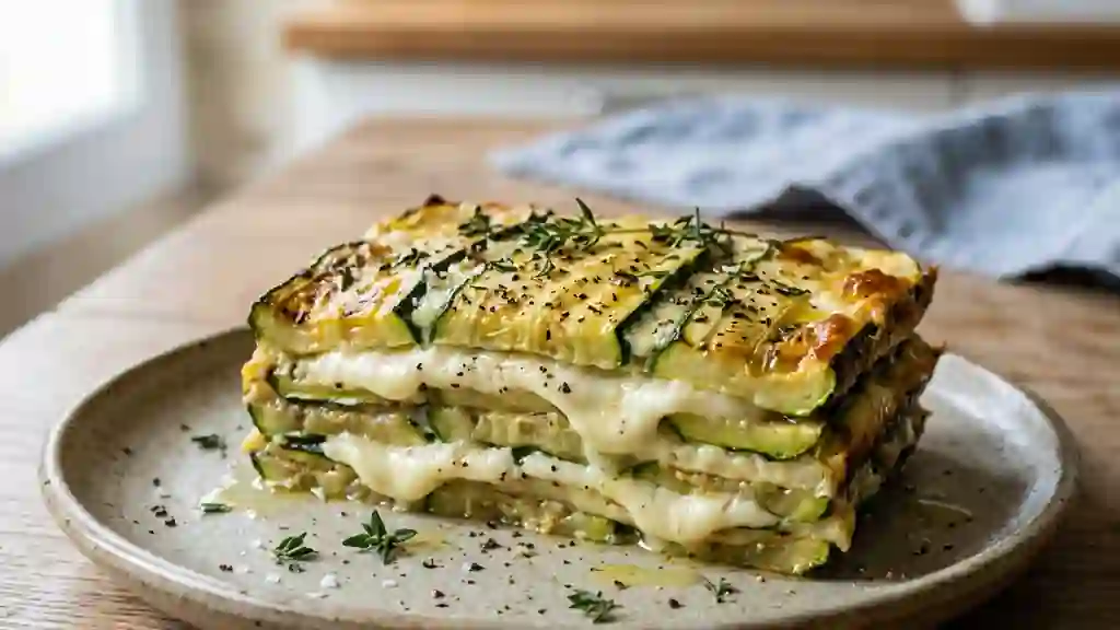 Millefeuille de Courgettes au Chèvre Fondant - Photo de présentation