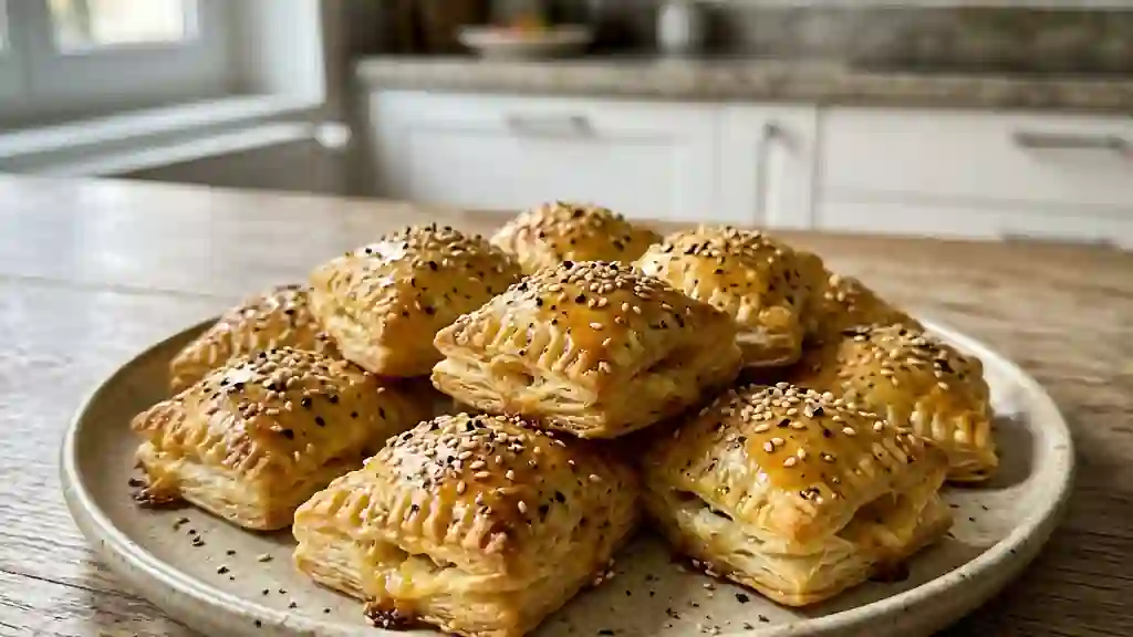 Mini feuilletés craquants feta-miel - Photo de présentation