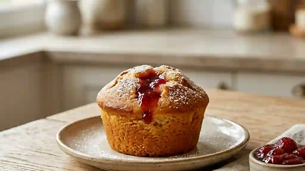 Petits cakes dorés au cœur de confiture - Photo de présentation