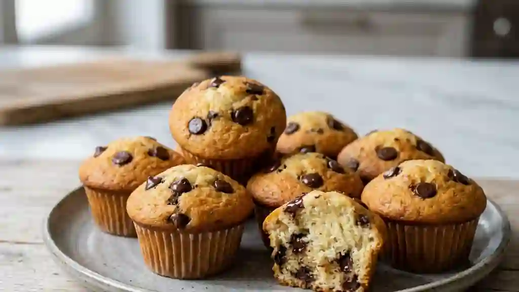 Mini-muffins vanille et pépites fondantes - Photo de présentation