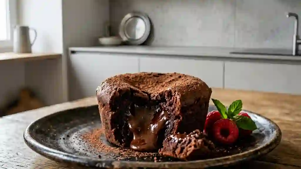 Cœur fondant chocolaté intense et léger - Photo de présentation