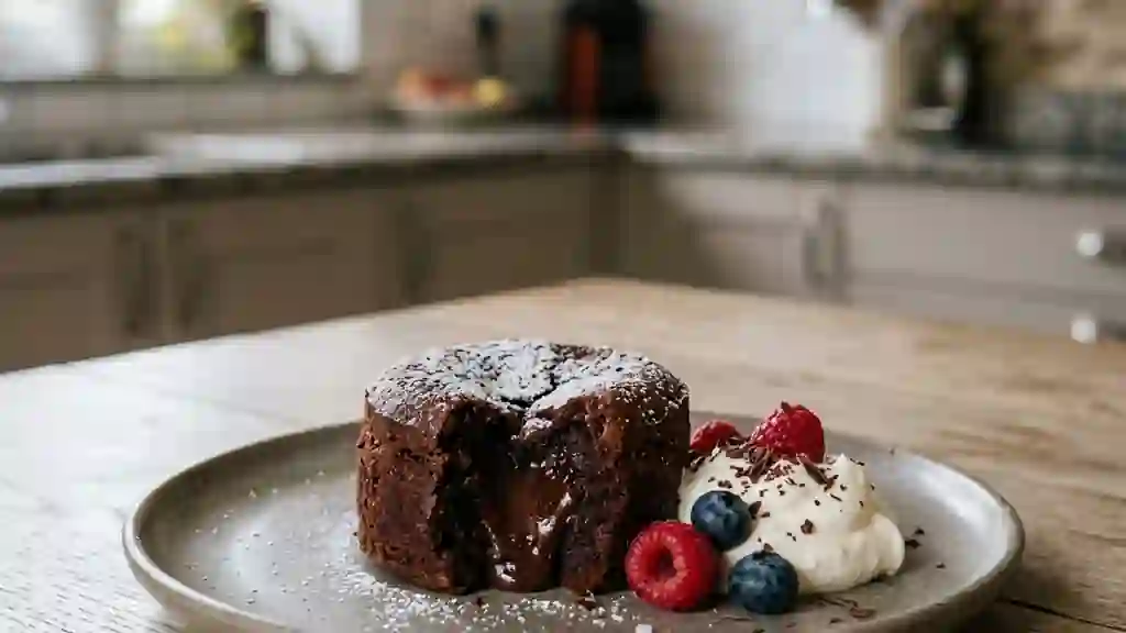 Moelleux au chocolat intense en 2 minutes - Photo de présentation