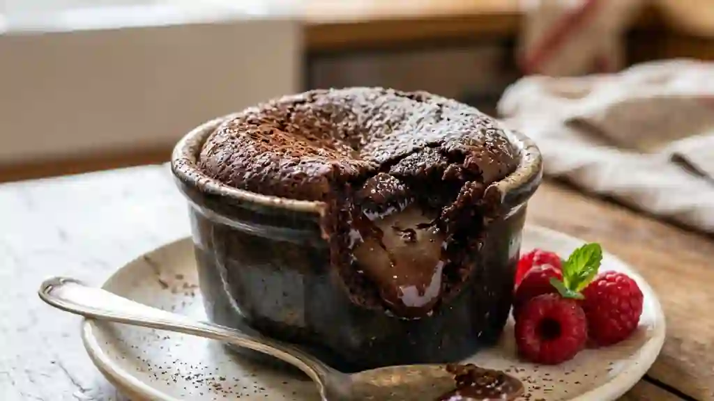 Moelleux chocolat noir au cœur fondant - Photo de présentation