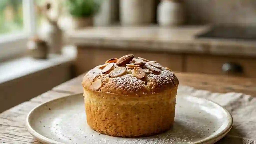 Gâteau Moelleux à l'Amande et Cœur Fondant - Photo de présentation