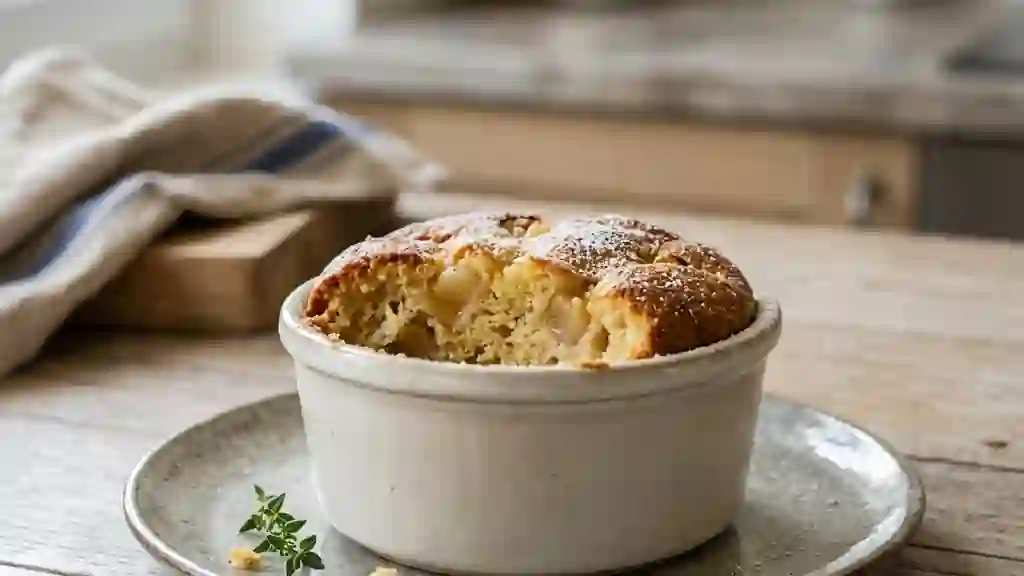Moelleux aux poires fondant à la vanille - Photo de présentation