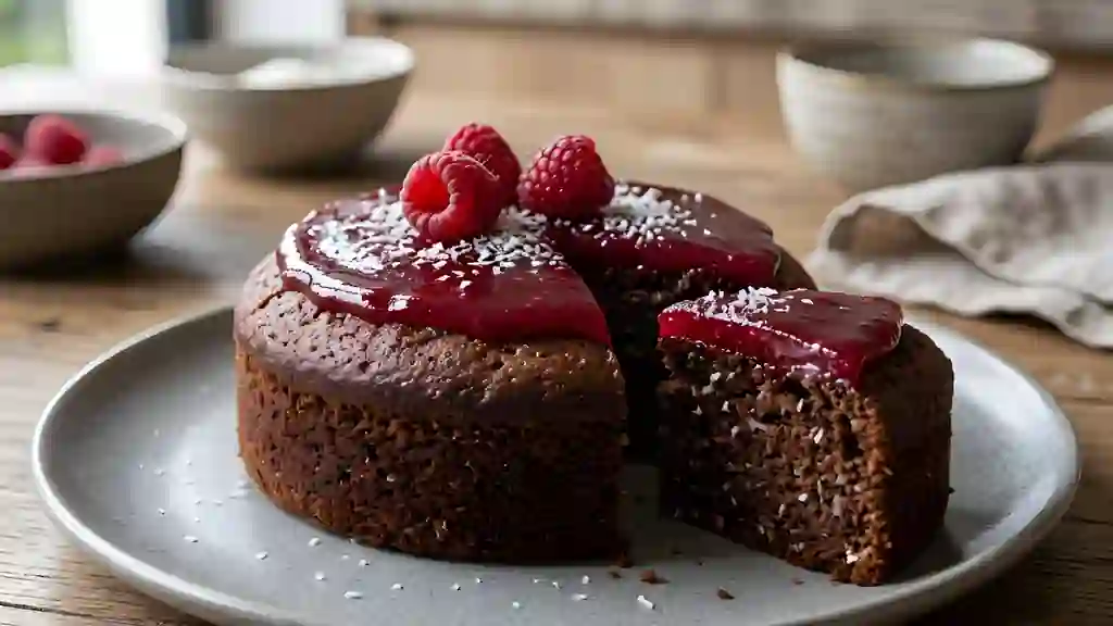 Moelleux Coco-Chocolat au Cœur Framboise - Photo de présentation