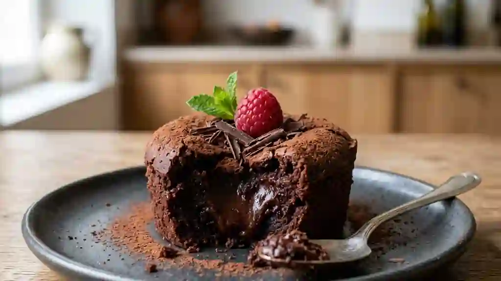 Moelleux intense au chocolat noir amer - Photo de présentation