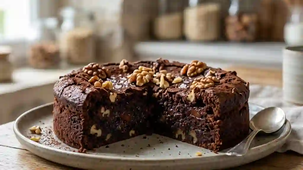 Moelleux intense chocolat et noix - Photo de présentation
