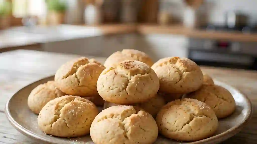 Montecaos fondants à la cannelle et amande - Photo de présentation