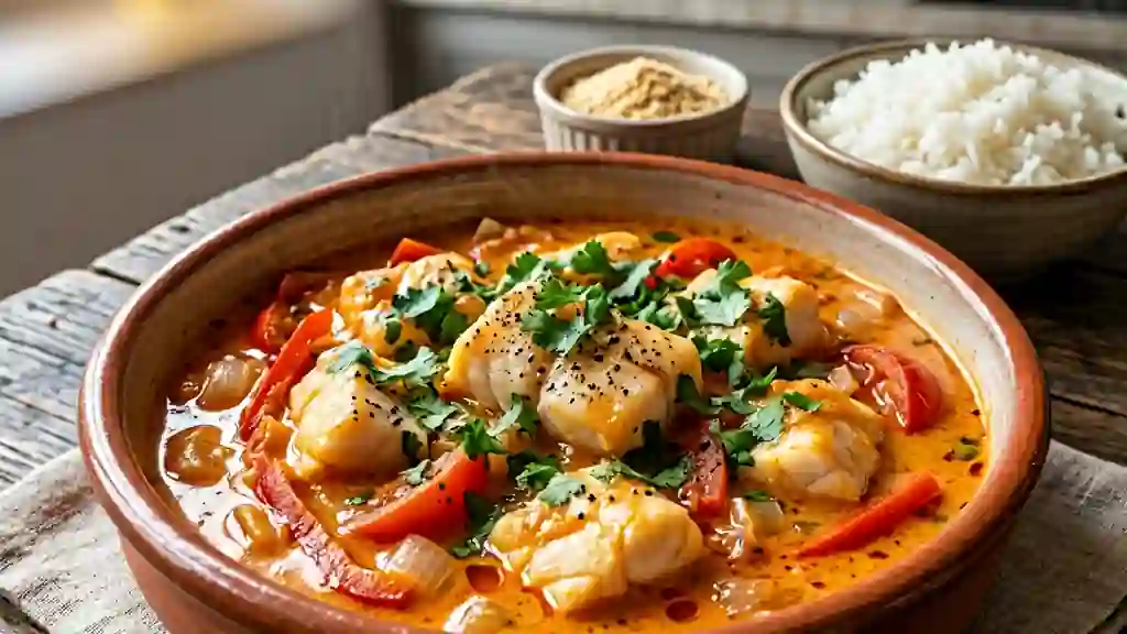Moqueca de peixe fondante au lait de coco - Photo de présentation