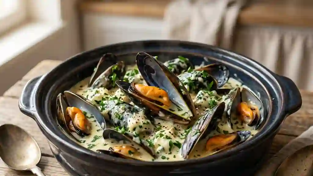 Moules au bleu : onctueuses et iodées - Photo de présentation