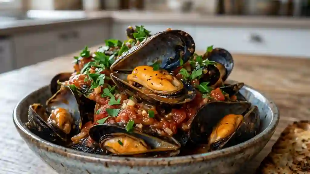 Moules à la Languedocienne à l'Ail et Tomate - Photo de présentation