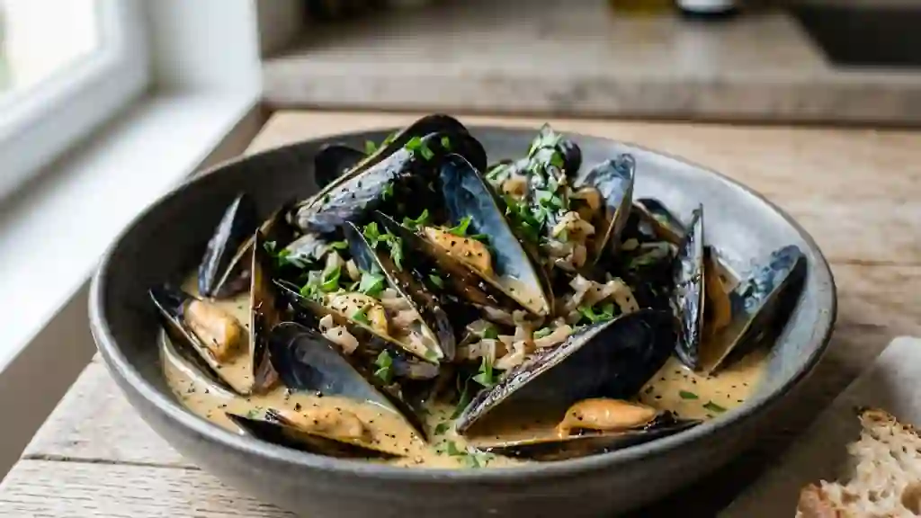 Moules Onctueuses au Marsala et Persillade - Photo de présentation