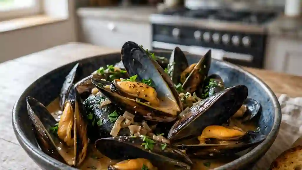 Moules Onctueuses au Porto - Photo de présentation
