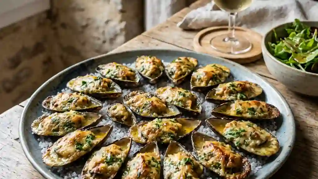 Moules farcies du Marais : iodées et gourmandes - Photo de présentation