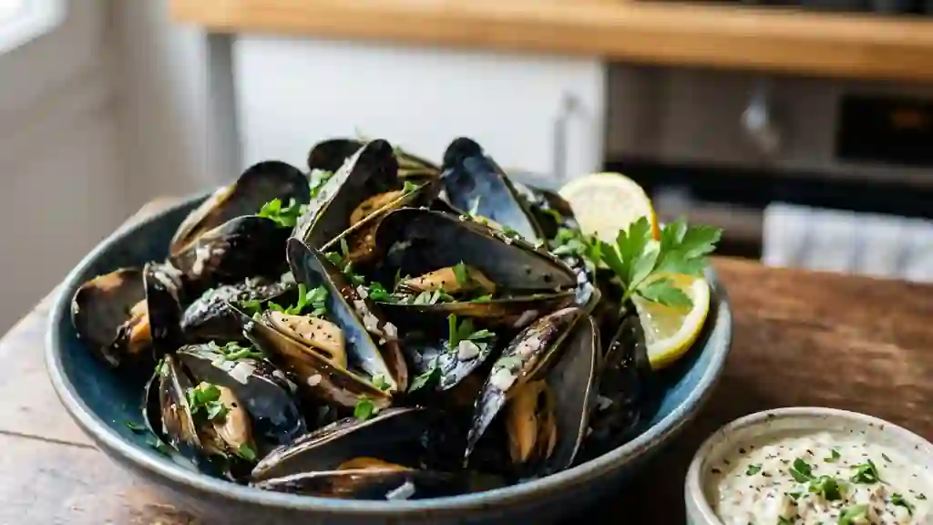 Moules Fondantes à la Mayonnaise d'Échalote - Photo de présentation
