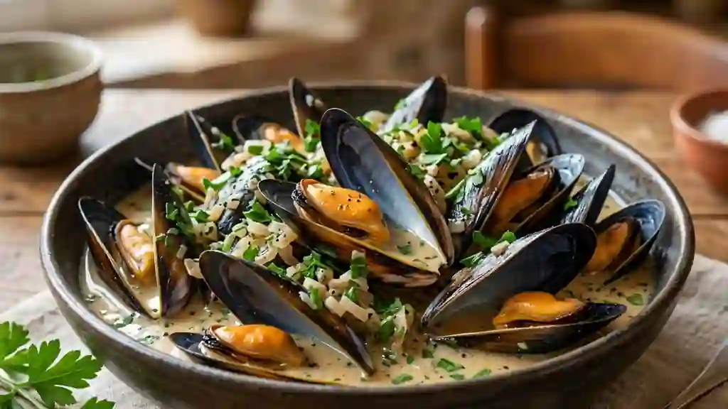 Moules Fondantes au Pineau des Charentes - Photo de présentation