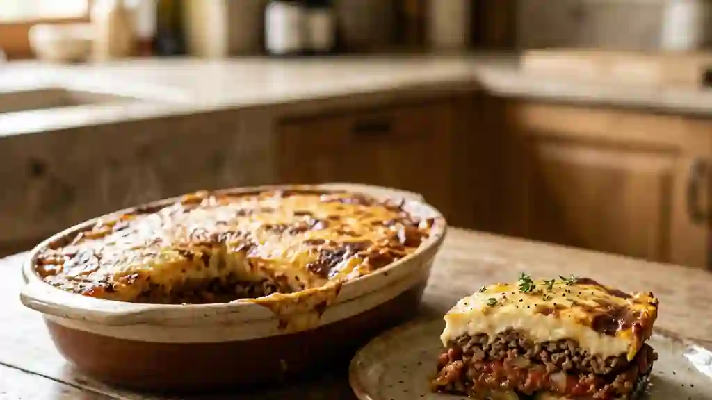 Moussaka fondante à la cannelle - Photo de présentation