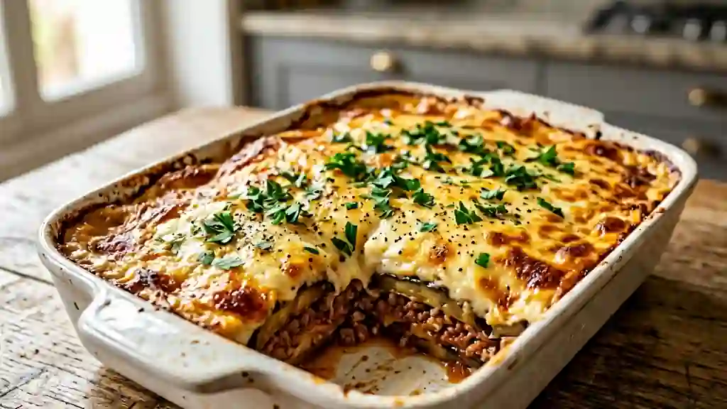 Moussaka Fondante à la Cannelle - Photo de présentation