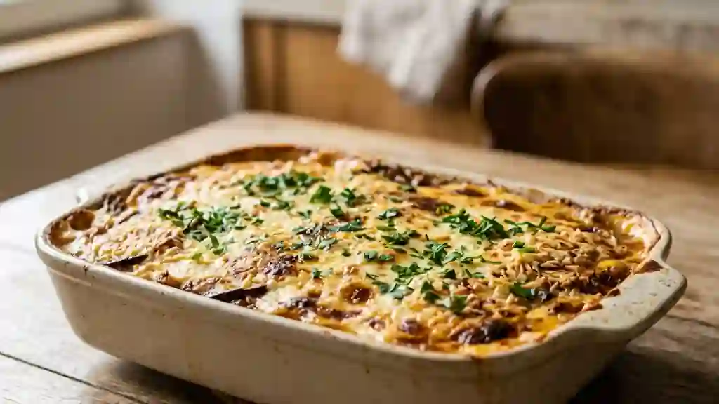 Moussaka au mouton et béchamel onctueuse - Photo de présentation