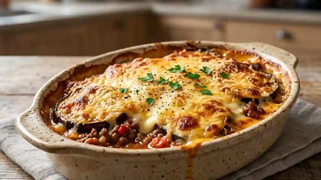 Moussaka Express Gratinée et Parfumée - Photo de présentation