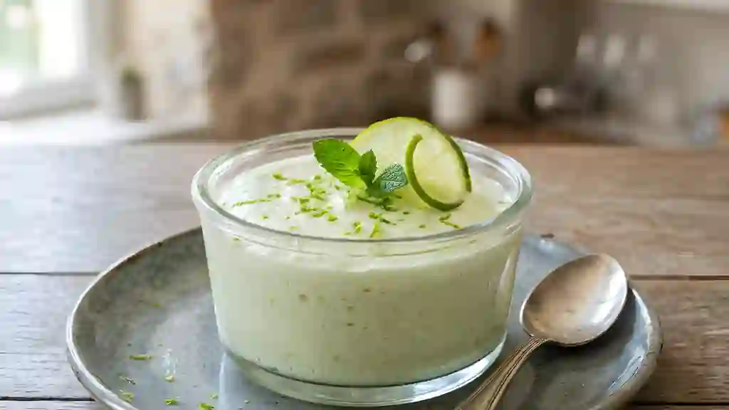 Mousse aérienne au citron vert - Photo de présentation
