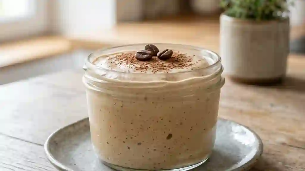 Mousse au café onctueuse et petits-suisses - Photo de présentation